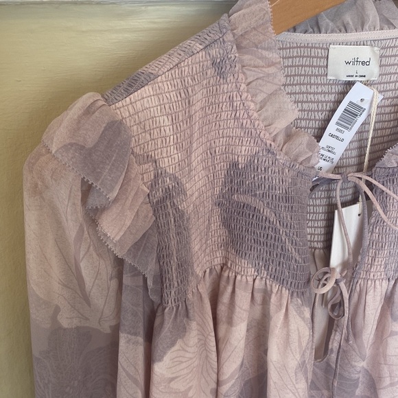 NEW Wilfred Aritzia Castello Blouse NWT - Picture 4 of 13